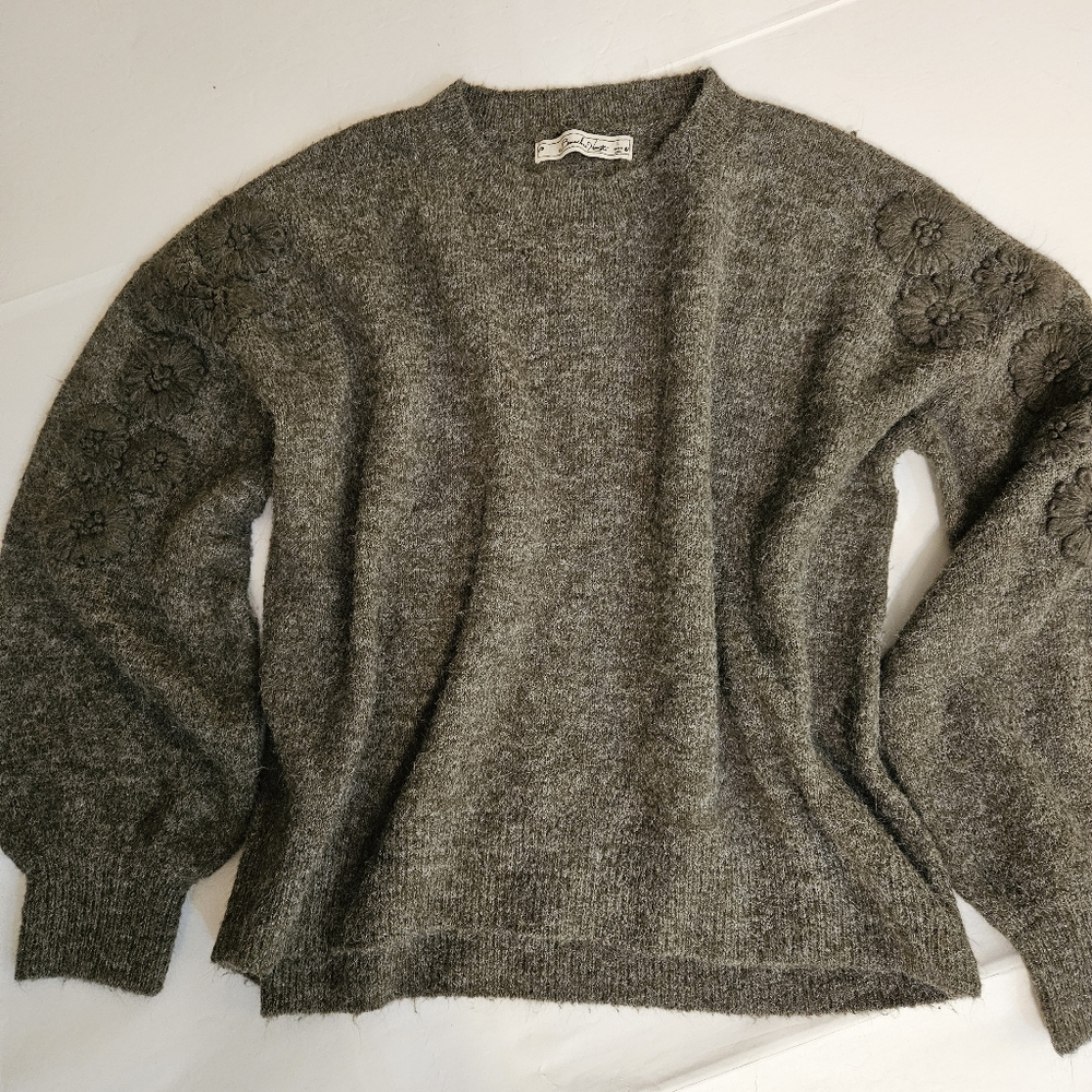 Sweater Nordstrom Boundless North Dark Gray Heather Sz Large - Picture 8 of 9